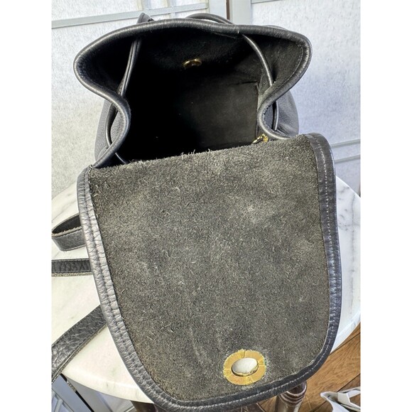 Vintage Coach Daypack 9960, Black Leather with Hangtag Backpack - Picture 10 of 13